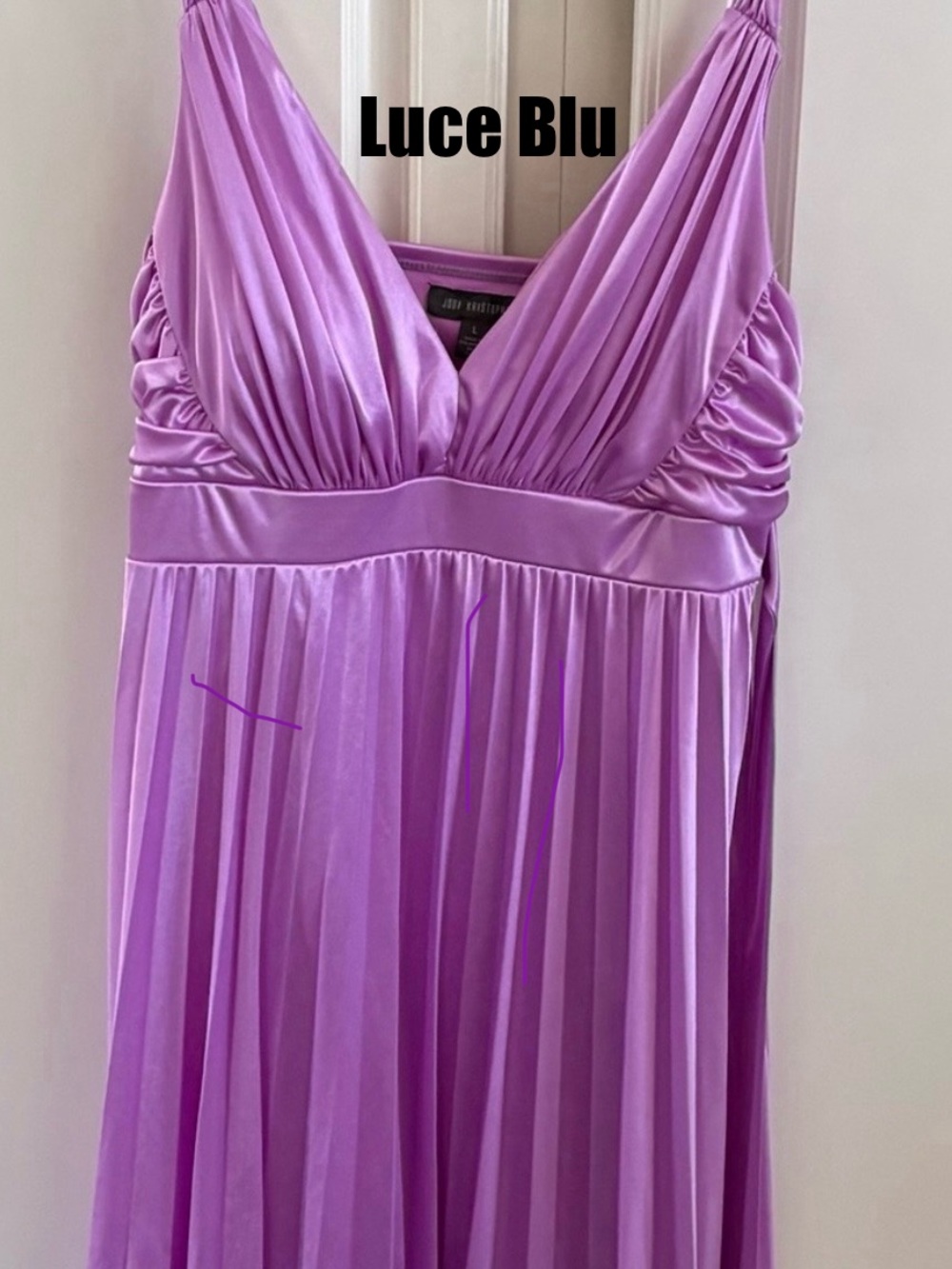 Jodi Kristopher Lilac Satin Chemise
